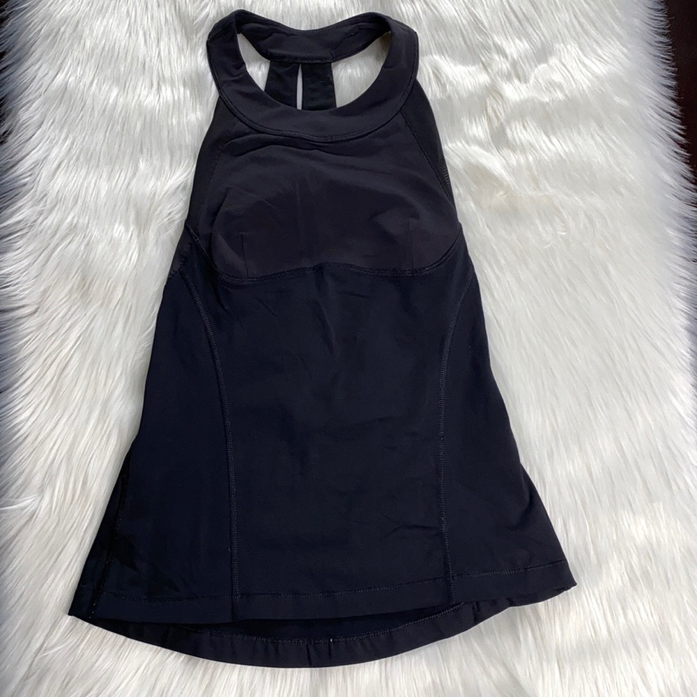 Lululemon Black Halter Tank Top